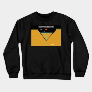 Yellowstone National Park A Crewneck Sweatshirt